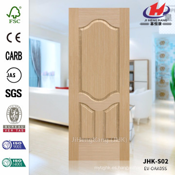 JHK-S02 Perfecto Diseño Groove Pit Arabia Saudita Ingeniería Oak Molded Door Skin